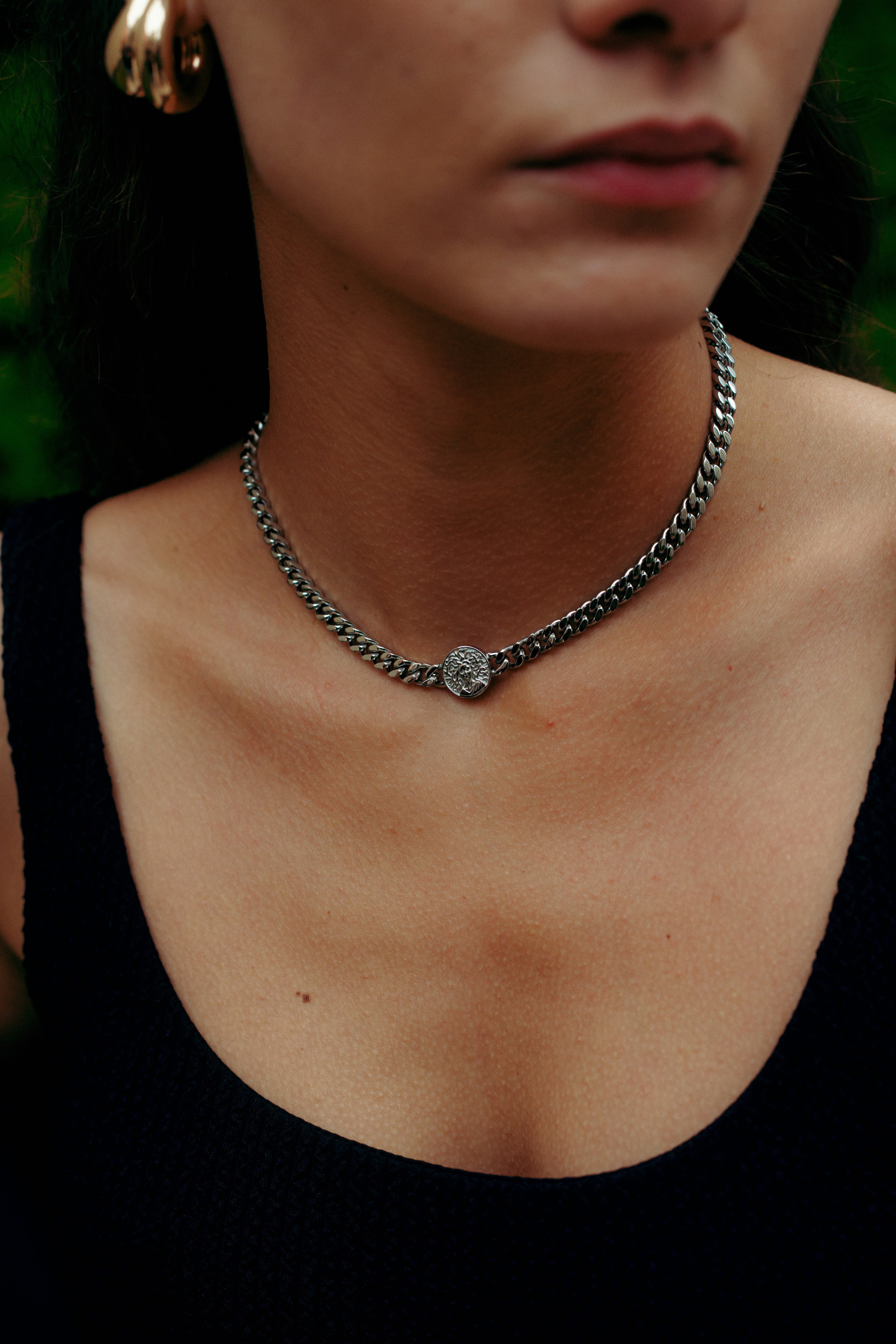 MEDUSA NECKLACE - SILVER