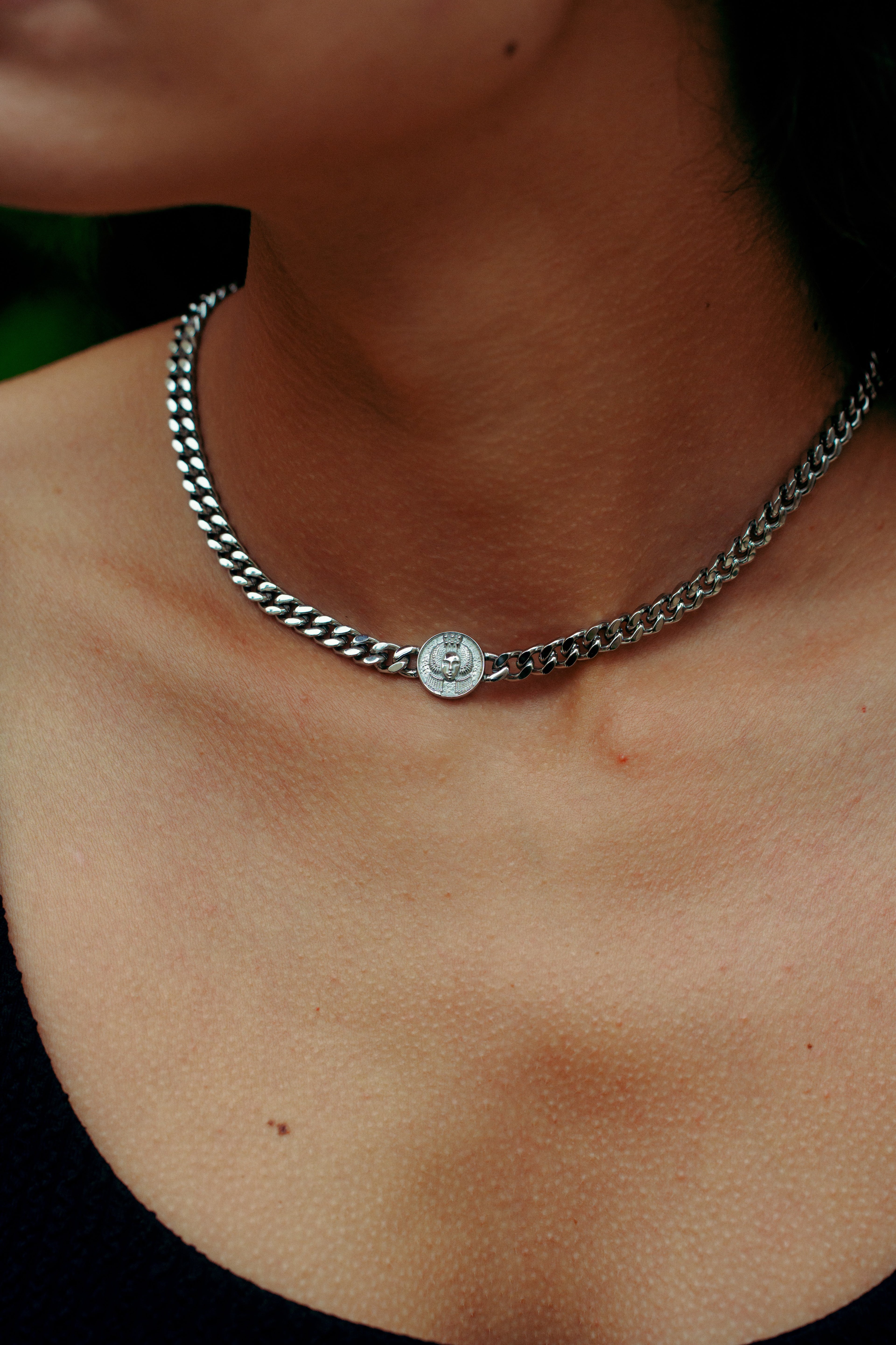 CLEOPATRA NECKLACE - SILVER