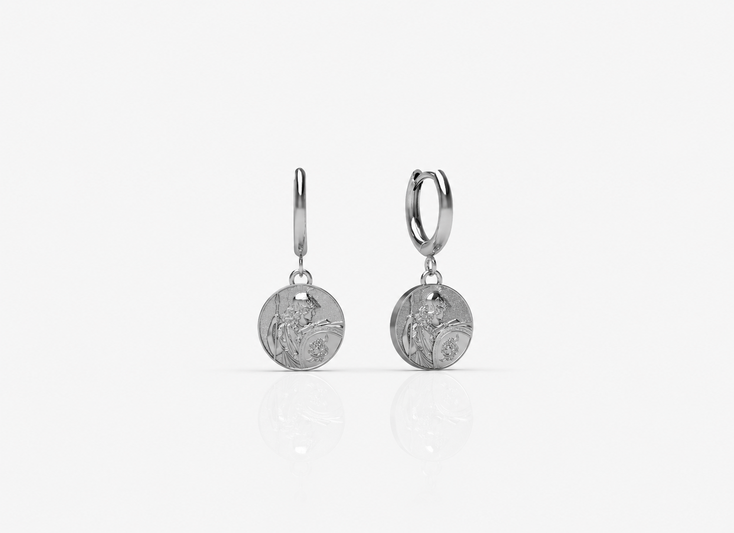 ATHENA EARRINGS - SILVER - Back in Stock