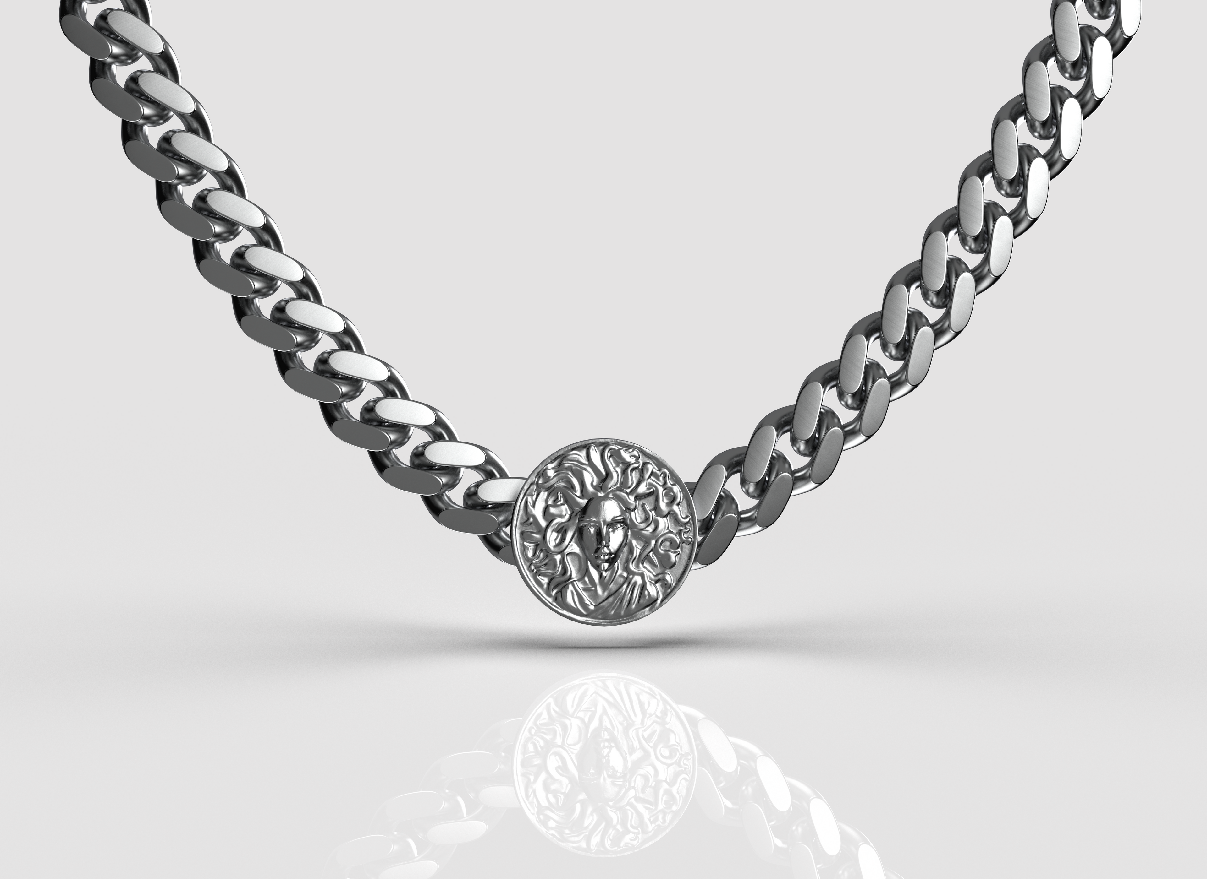 MEDUSA NECKLACE - SILVER