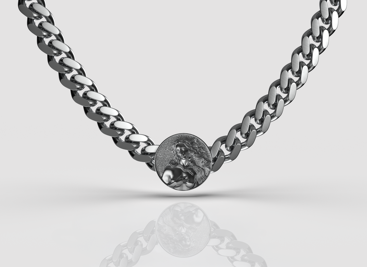 APHRODITE NECKLACE - SILVER - Back in Stock – APOLLONIA