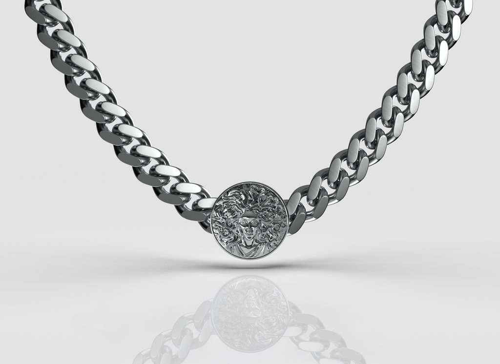 MEDUSA NECKLACE - SILVER - Back in Stock