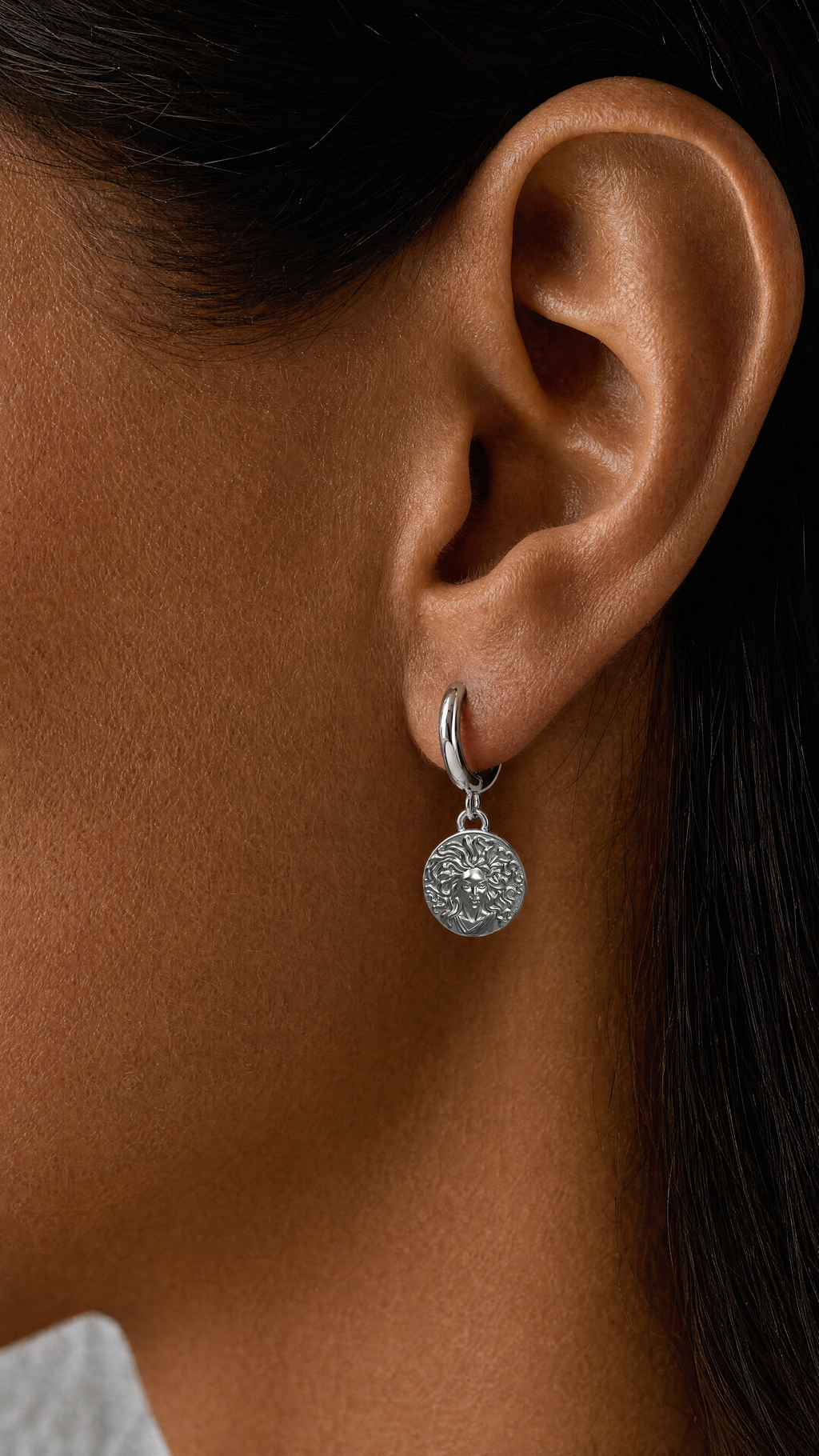 MEDUSA EARRINGS - SILVER - Back in Stock